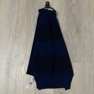 Express mens blue and black striped sweater